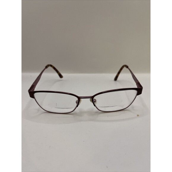 Wittnauer ANNABELLE Eyeglasses pink Cat-Eye Full Rim Frames Only 55-17-135 - Picture 1 of 6